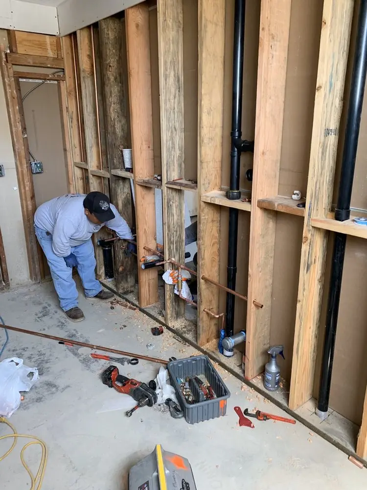 Commercial rough-in plumbing for Gas Line Repair in Morningside